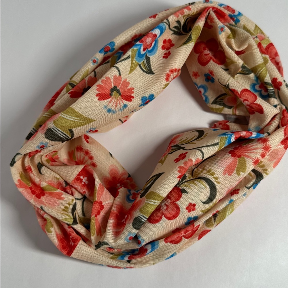 Wide Floral Headband - #2080
